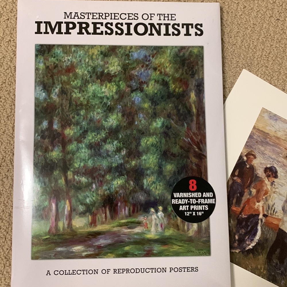 Impressionist posters - Masterpieces of all the impressionists